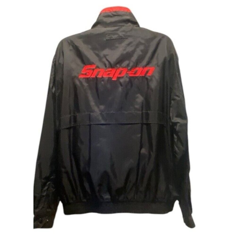 SnapOn Jacket Men’s Size XL Black Zip Snap Multiple Pockets Logo Embroidery - Picture 3 of 16